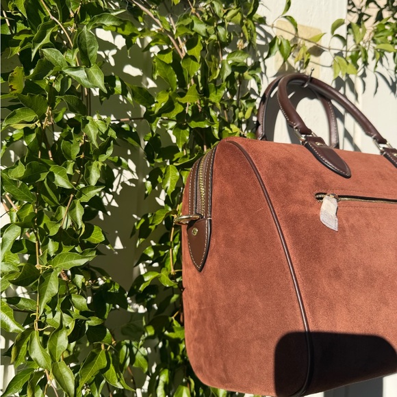 Coach Brown Suede Rowan Bag🐻🤎 - Picture 5 of 7